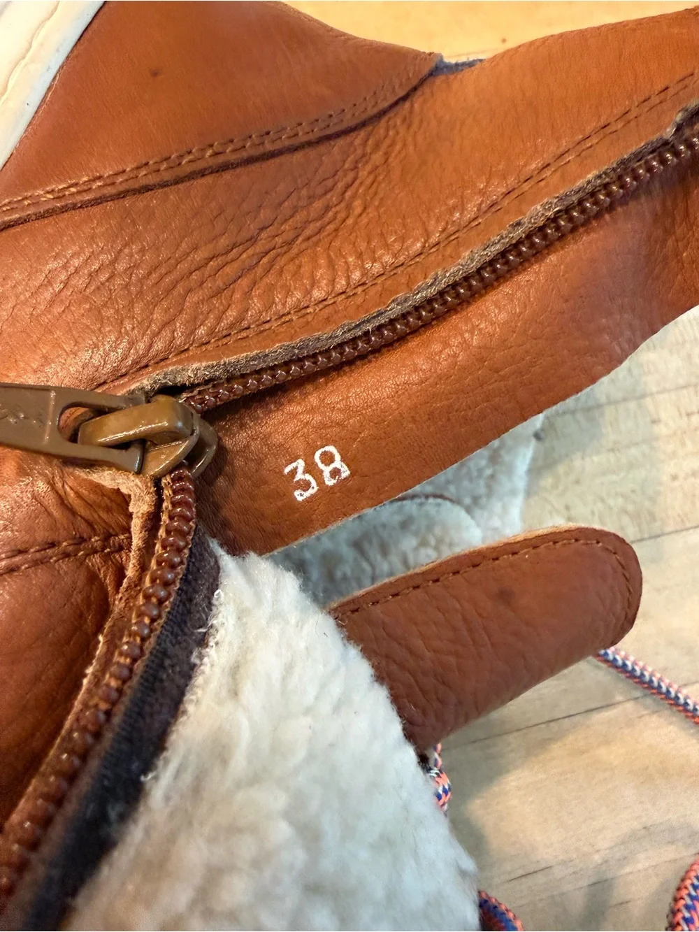 Mini Boden Zip/Lace up Boots 38